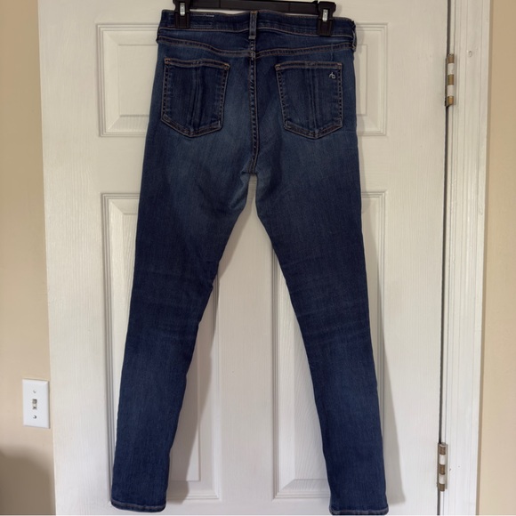 Rag and Bone Ankle Skinny Jeans in Bloo Moon Color Size 27 Style W1526K089BMO - Picture 7 of 12
